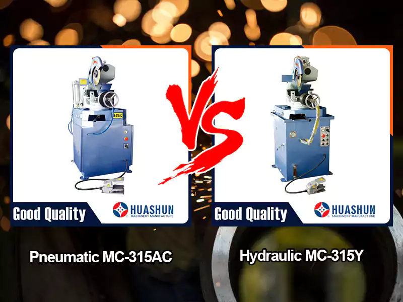 Advantages of pneumatic MC-315AC and hydraulic MC-315Y pipe cutting machine
